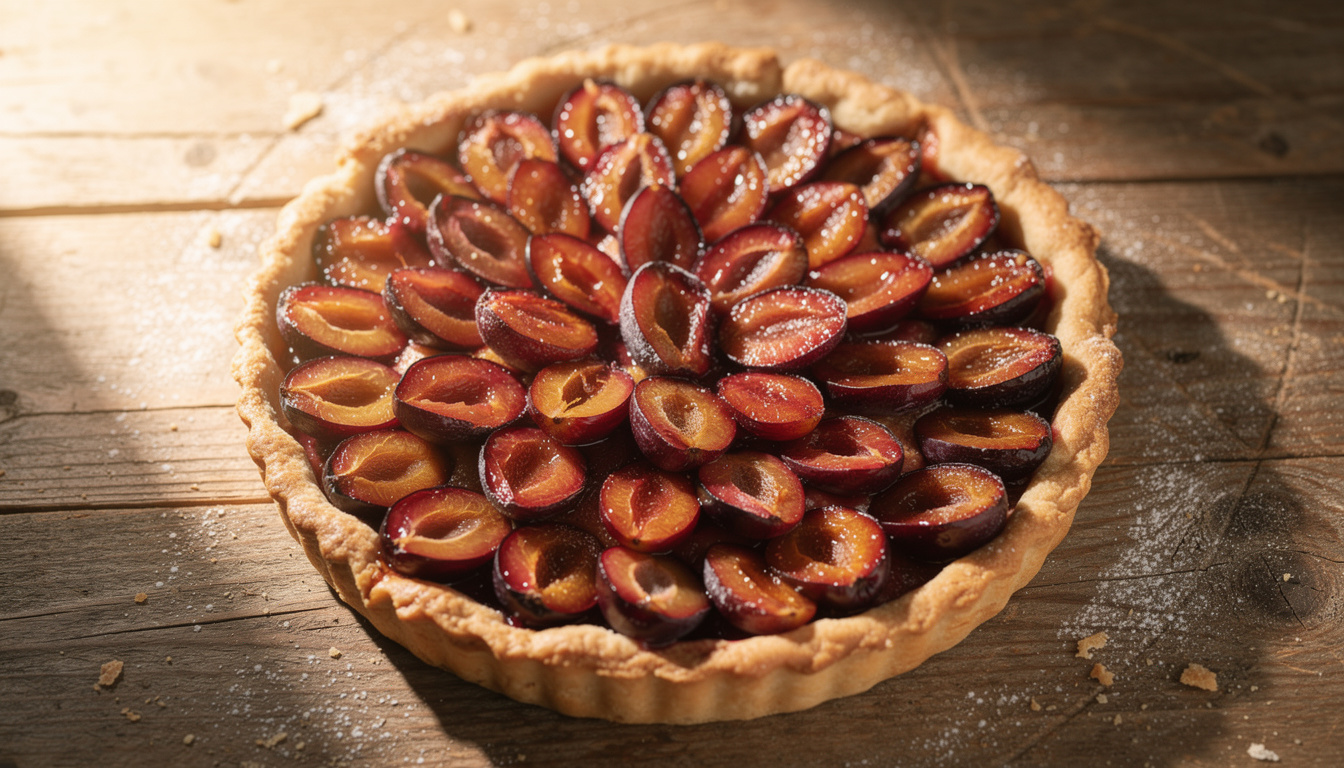 découvrez une recette simple et rapide pour réaliser une délicieuse tarte aux prunes maison, parfaite pour toutes les occasions.