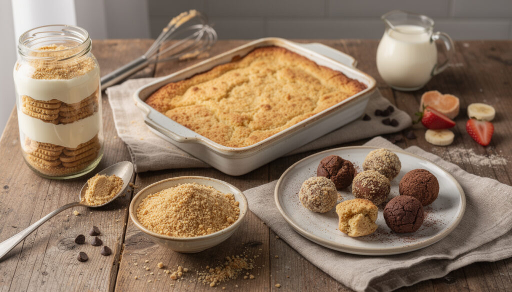 découvrez des idées astucieuses et savoureuses pour recycler vos vieux biscuits au lieu de les jeter. recettes simples et créatives à essayer dès aujourd'hui !
