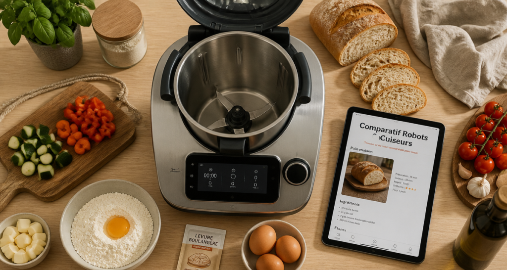 monsieur cuisine lidl avis robot cuiseur sur plan de travail