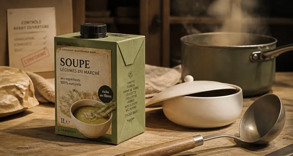 Soupe en brique périmée : combien de temps avant sécurité et gaspillage