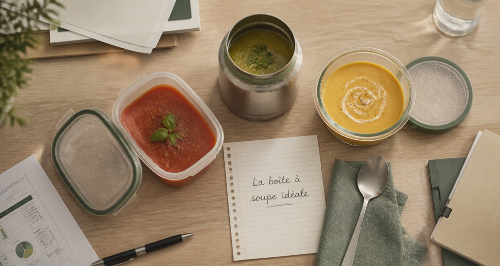 tupperware pour soupe inox verre plastique