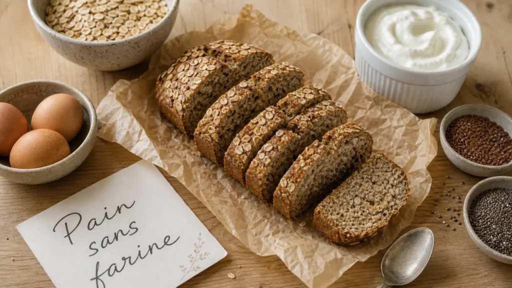 Recette pain flocon d avoine sans farine Marmiton, pain skyr sans farine à 180 °C