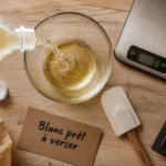 Blanc d'oeuf en bouteille : versage et conservation 72 h