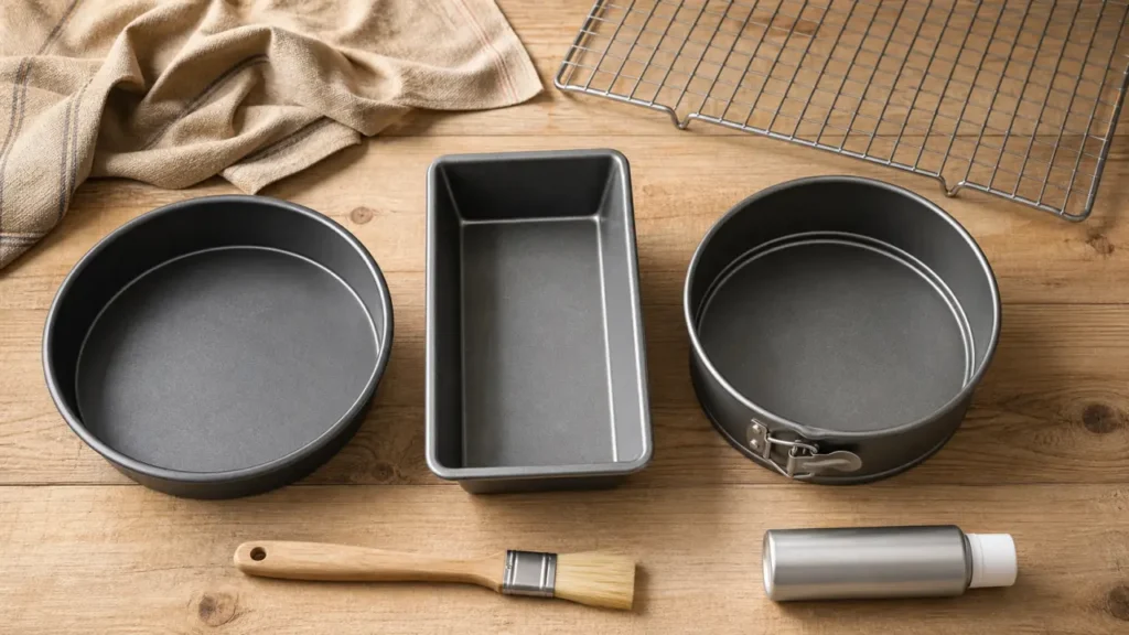 Moule pour gateau silicone, métal ou charnière sur plan de travail