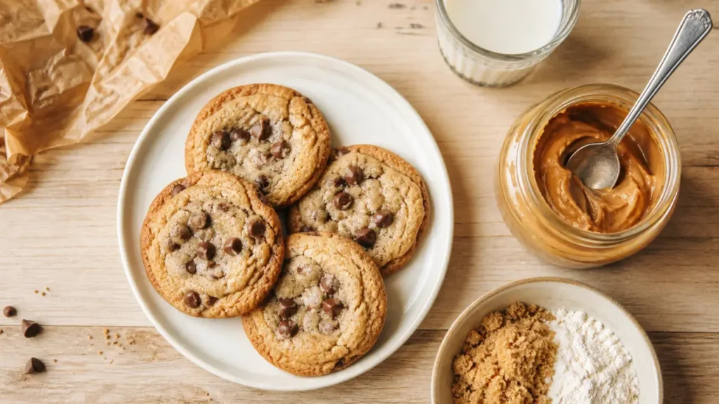 Recette avec beurre de cacahuète : cookies moelleux au chocolat