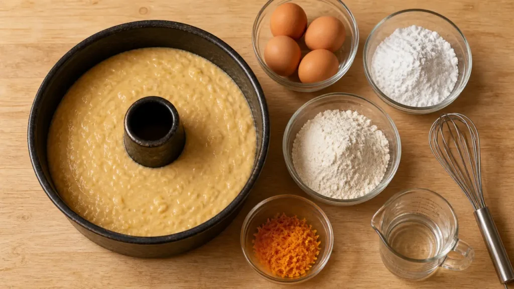 Recette bouscoutou : moule haut 200 ml, pâte crue