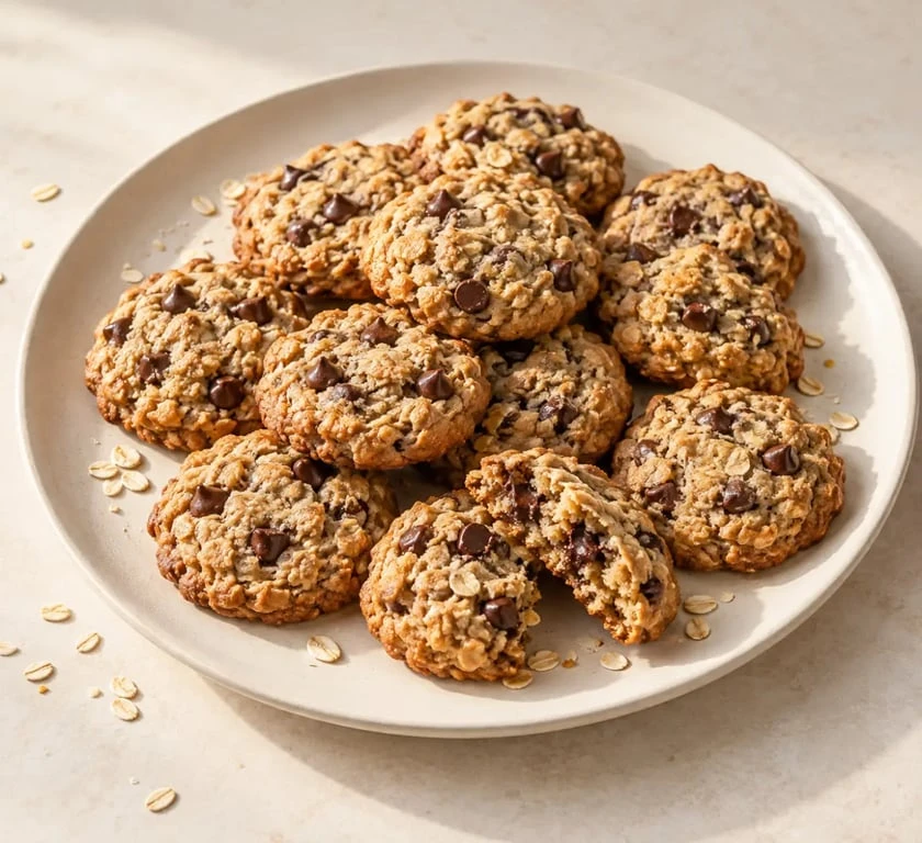 Recette biscuit flocons d avoine maison avec pépites de chocolat