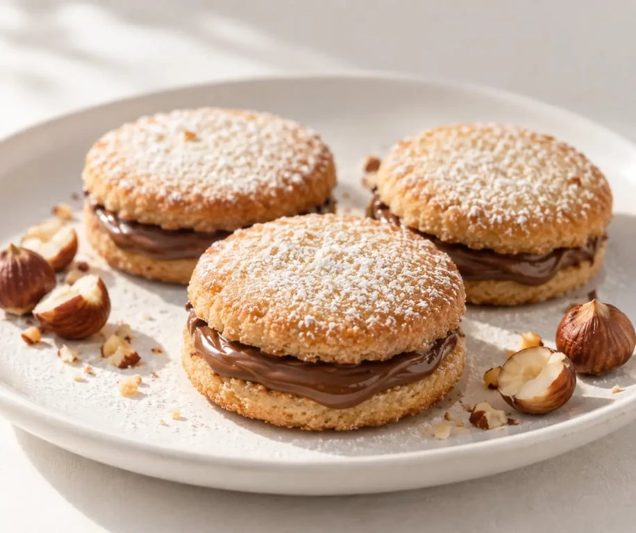 Biscuit au Nutella recette : sablés fourrés dorés à la pâte à tartiner