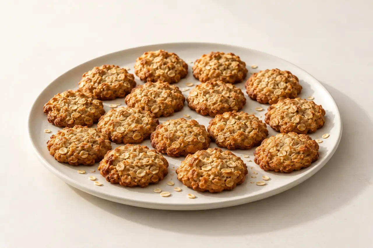 Recette biscuit flocon d avoine minceur : 16 biscuits maison aux bords dorés
