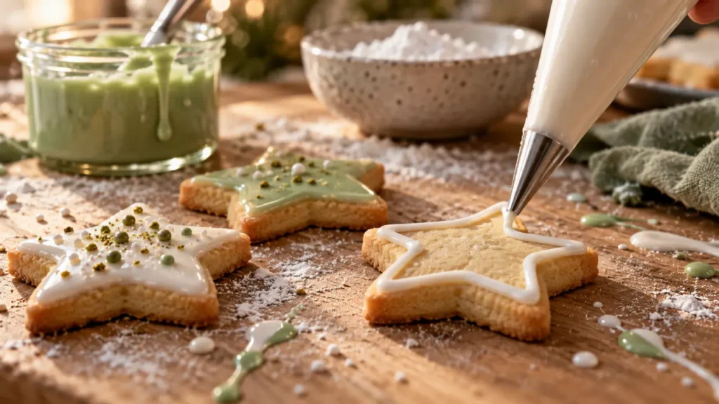 Glaçage biscuit recette : contours nets et remplissage lisse, 3 textures