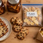 Goûter fait maison pour la semaine : 5 jours, portions congelées et étiquetées
