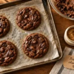 Recette biscuit chocolat moelleux : 190°C, biscuits au chocolat fondants