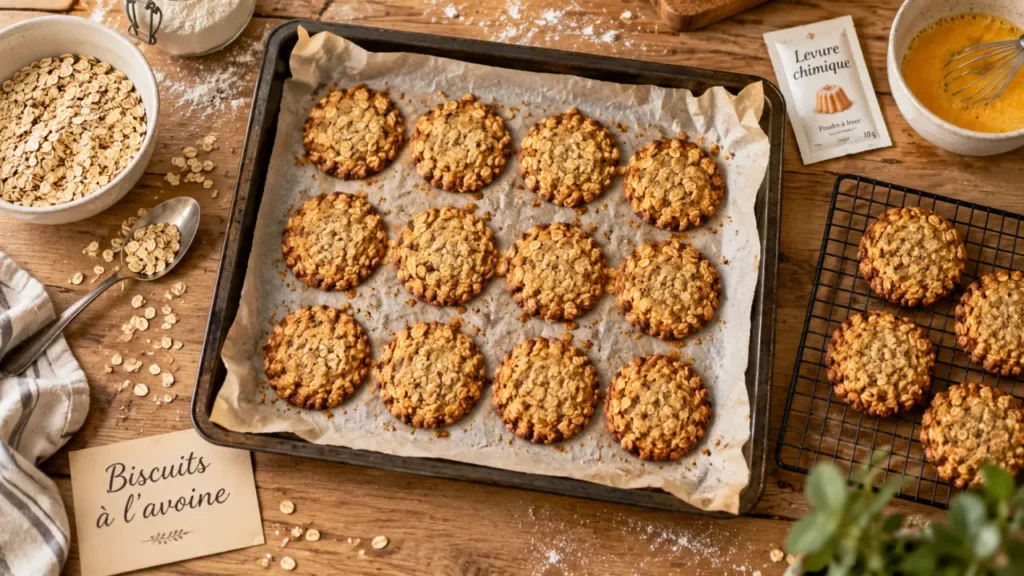 Recette biscuit flocon d'avoine minceur : biscuits sans beurre, flocons d’avoine