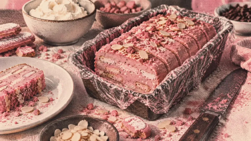 Recette gâteau biscuit rose de reims sans cuisson, gâteau sans four