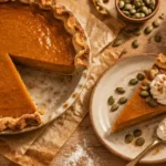 Recette tarte à la citrouille traditionnelle, tarte ouverte au fond croustillant
