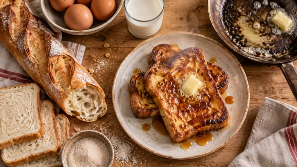 Recettes avec pain rassis : pain perdu facile, pain sec et tranches